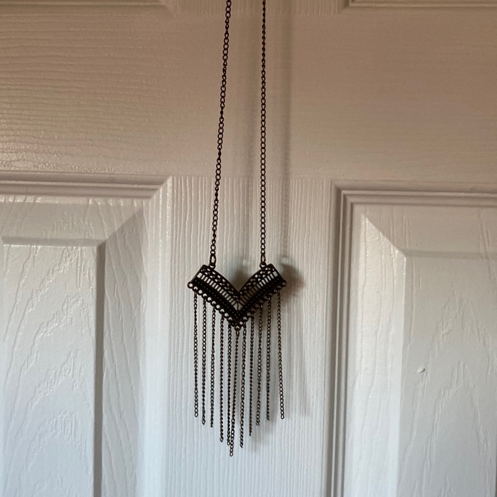 Long chain necklace